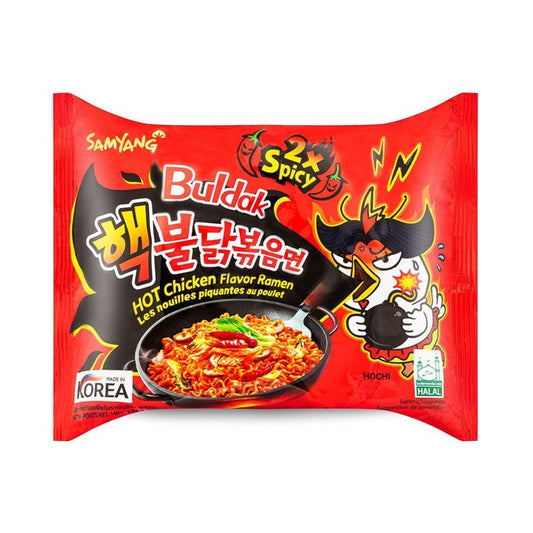 Samyang Buldak 2x Spicy Hot Chicken Flavor Ramen 🌶️🔥🔥