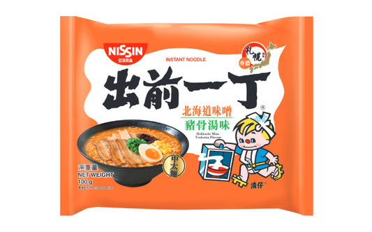 Nissin Demae 一丁 - Sabor Miso Tonkotsu Hokkaido